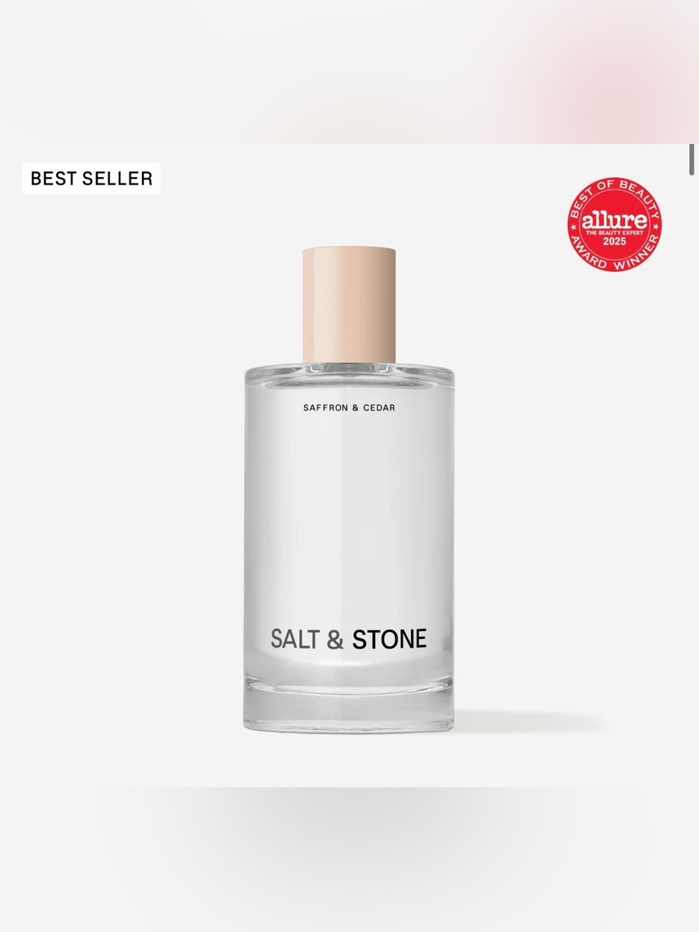 Salt & Stone Saffron & Cedar Body Mist — BNIB! Huge Size!
